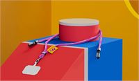 LANYARD CON CAVO INTEGRATO RICICLATO SNAPSLING